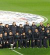 před zápasem si pro potlesk přišli futsalisté Barcelony vítěz Poháru